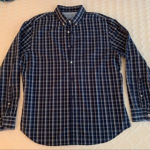 Banana Republic Men’s Luxe Stretch Poplin Button Down Oxford Shirt, Size XL